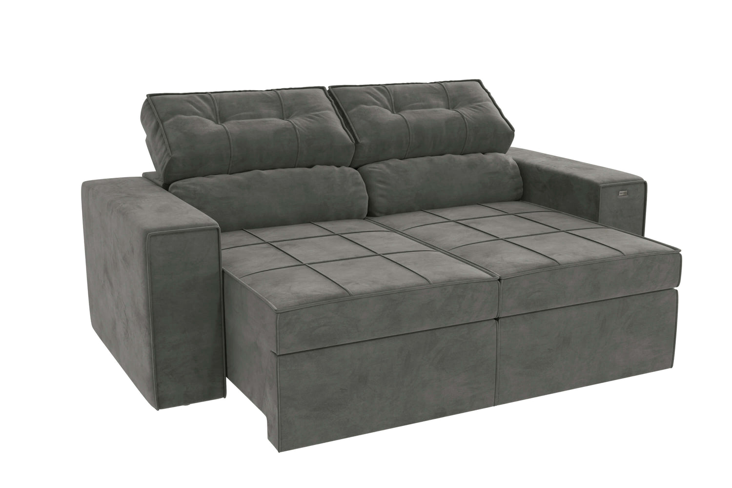SOFA RETRACTIL/RECLINABLE 6 POSICIONES LANUS 206CM