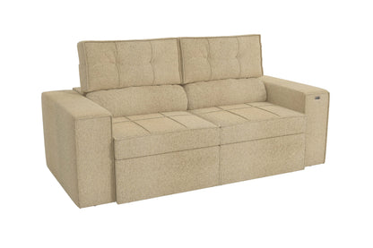 SOFA RETRACTIL/RECLINABLE 6 POSICIONES LANUS 206CM