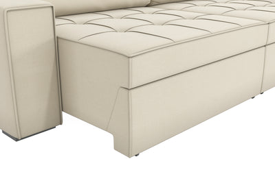 SOFA LANUS ARENA 2.70CM RETRACTIL RECLINABLE