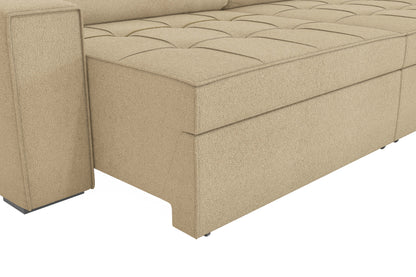 SOFA LANUS ARENA 2.70CM RETRACTIL RECLINABLE