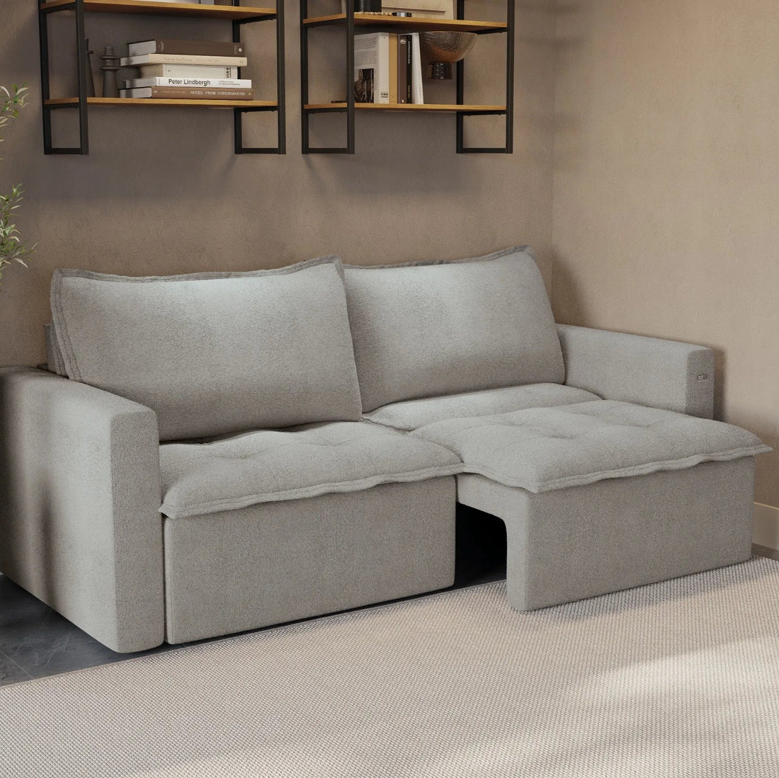 SOFA CAMA RETRACTIL/RECLINABLE TREVO 236CM