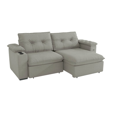 Sofa Zandon 260CM - Retractil/Reclinable
