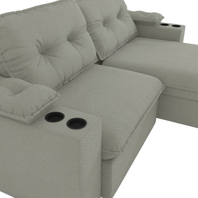 Sofa Zandon 260CM - Retractil/Reclinable