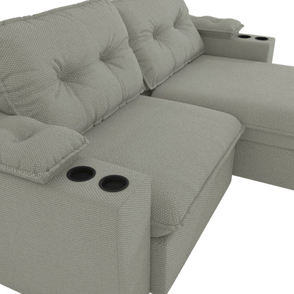 Sofa Zandon 260CM - Retractil/Reclinable
