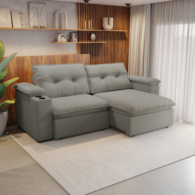 Sofa Zandon 260CM - Retractil/Reclinable