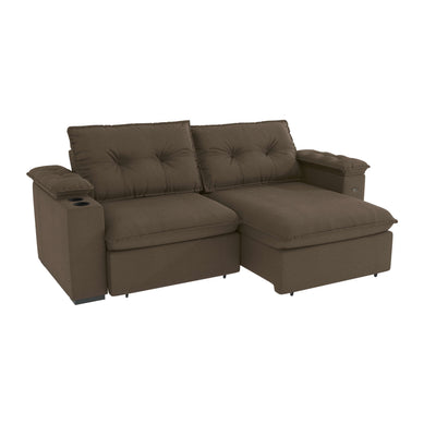 Sofa Zandon 260CM - Retractil/Reclinable