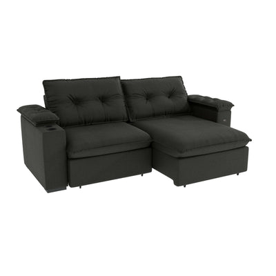 Sofa Zandon 260CM - Retractil/Reclinable