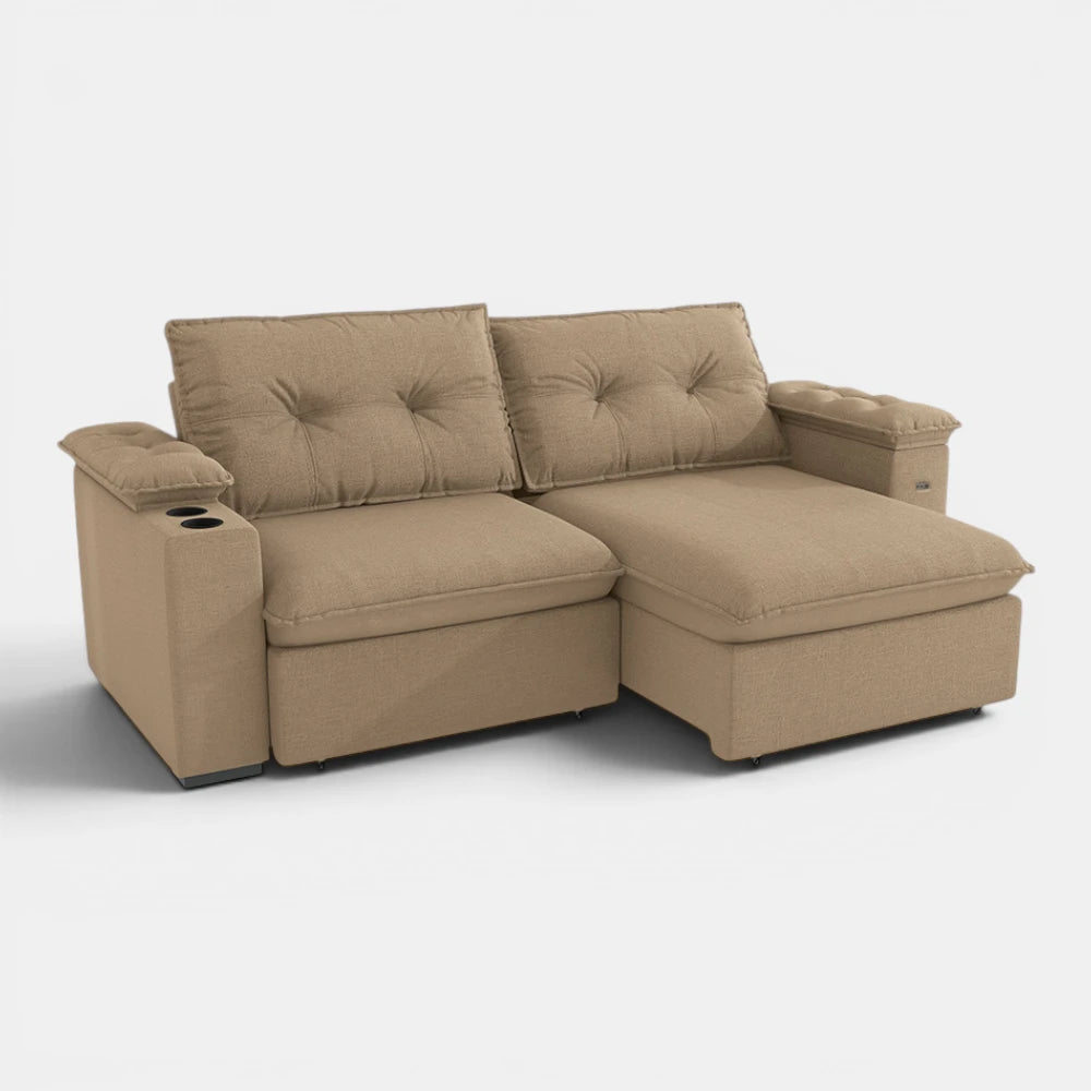 Sofa Zandon 260CM - Retractil/Reclinable