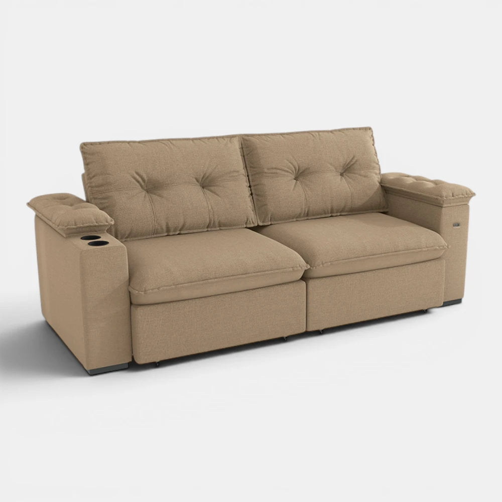 Sofa Zandon 260CM - Retractil/Reclinable