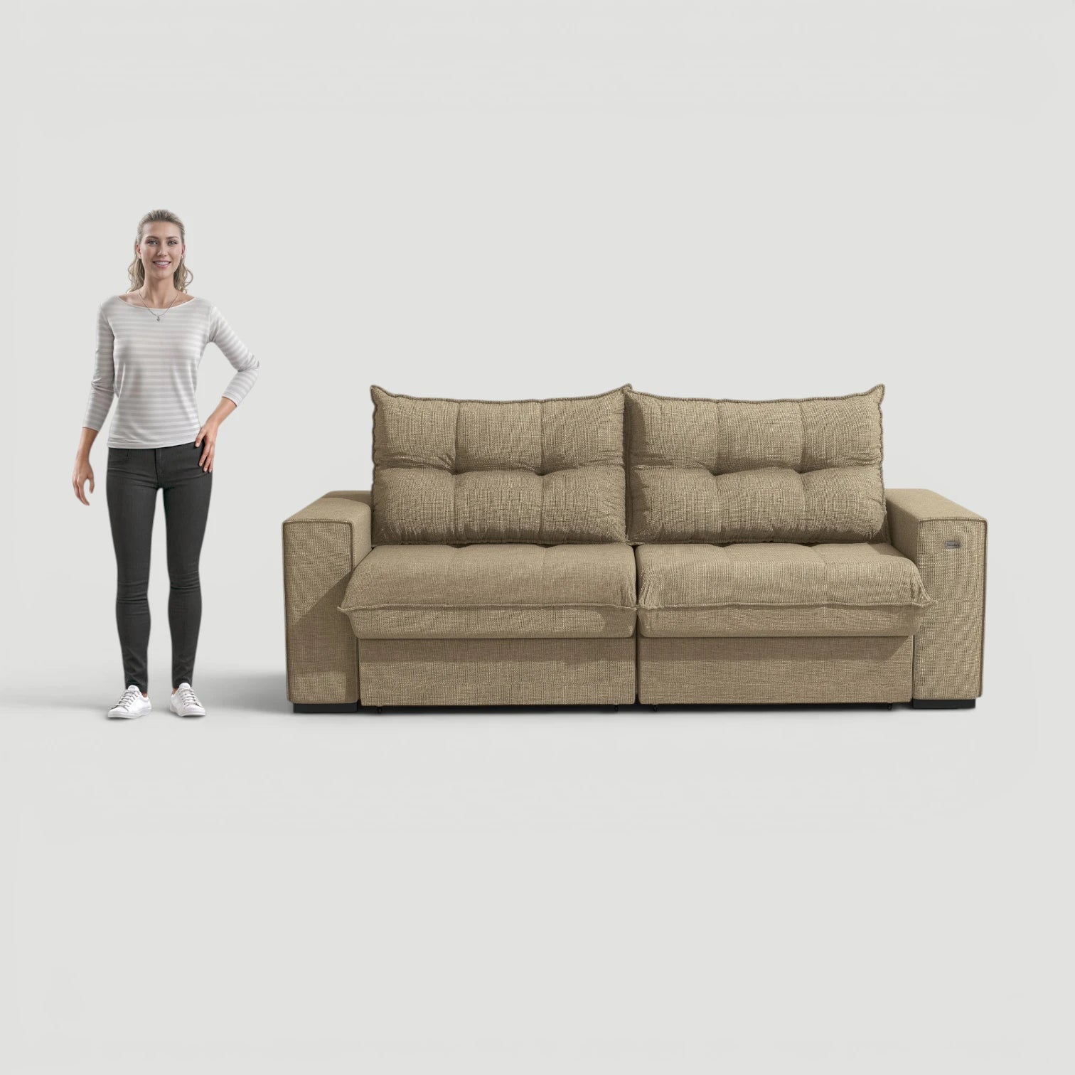 Sofa Dorian 236CM - Retractil/Reclinable