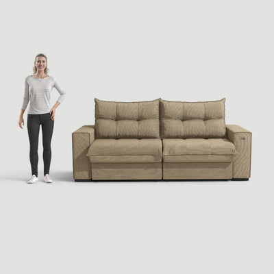 Sofa Dorian 236CM - Retractil/Reclinable