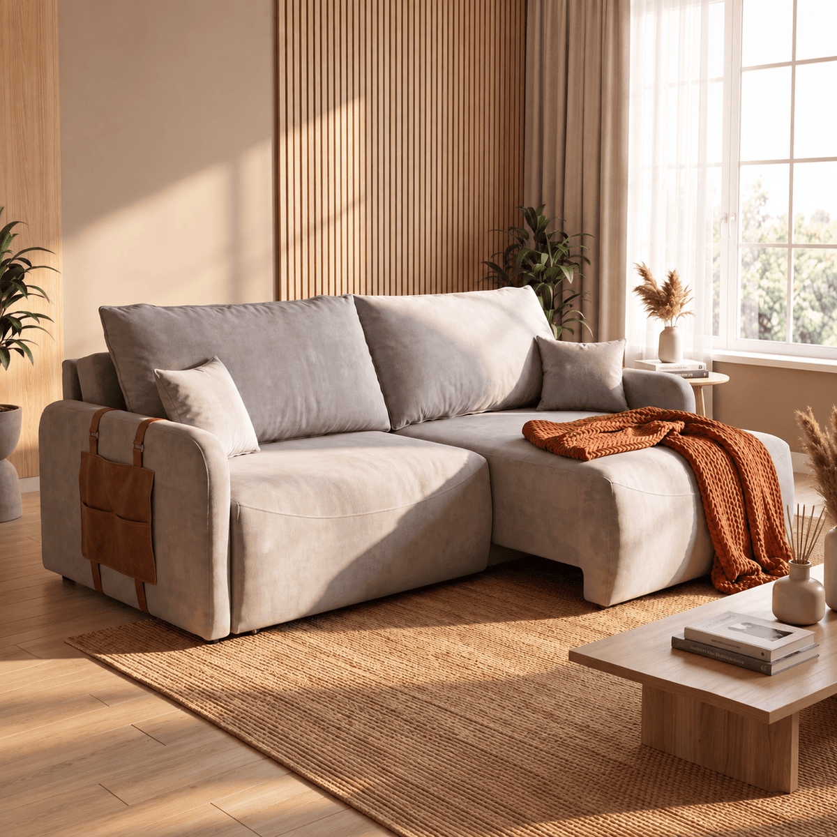 Sofa Cama Calea Retractil - 220cm