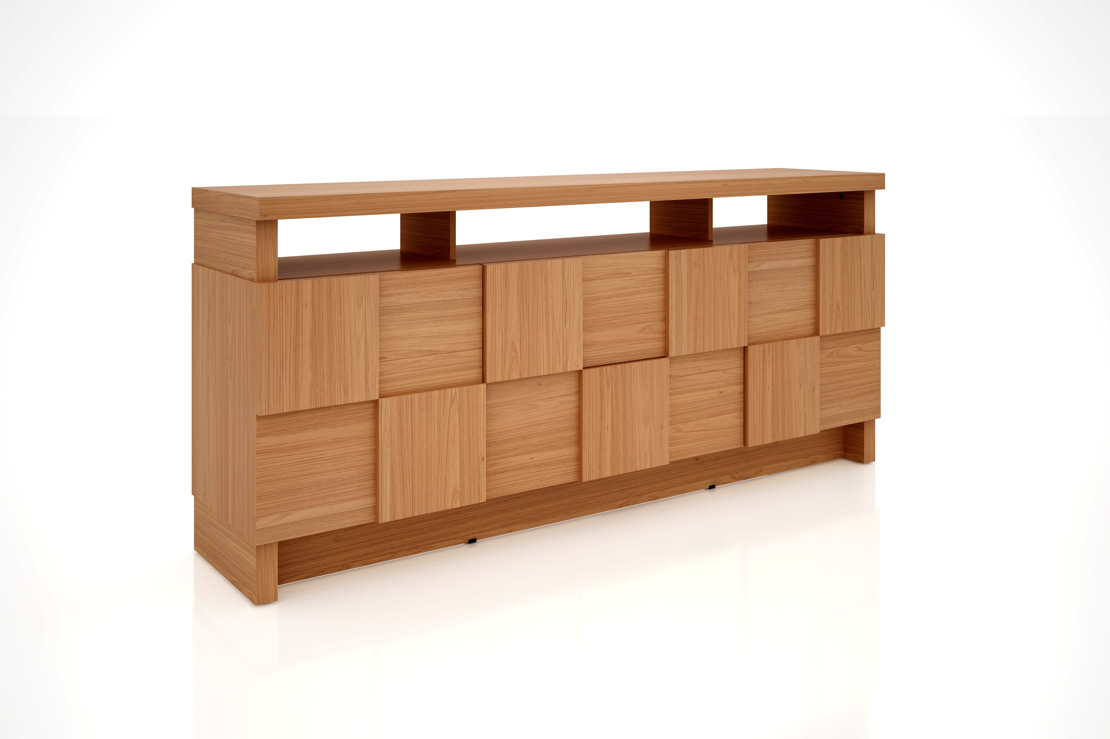 Aparador Barcelona 176cm con 2 Puertas y 2 Cajones 100% MDF