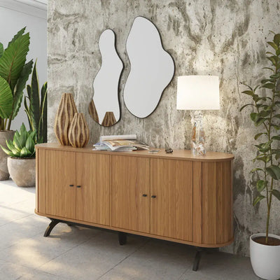 Aparador Curvo 180cm 100% MDF - Linea Factory