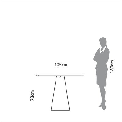 Juego de Comedor Agustina + 4 Sillas Monica - 100% MDF