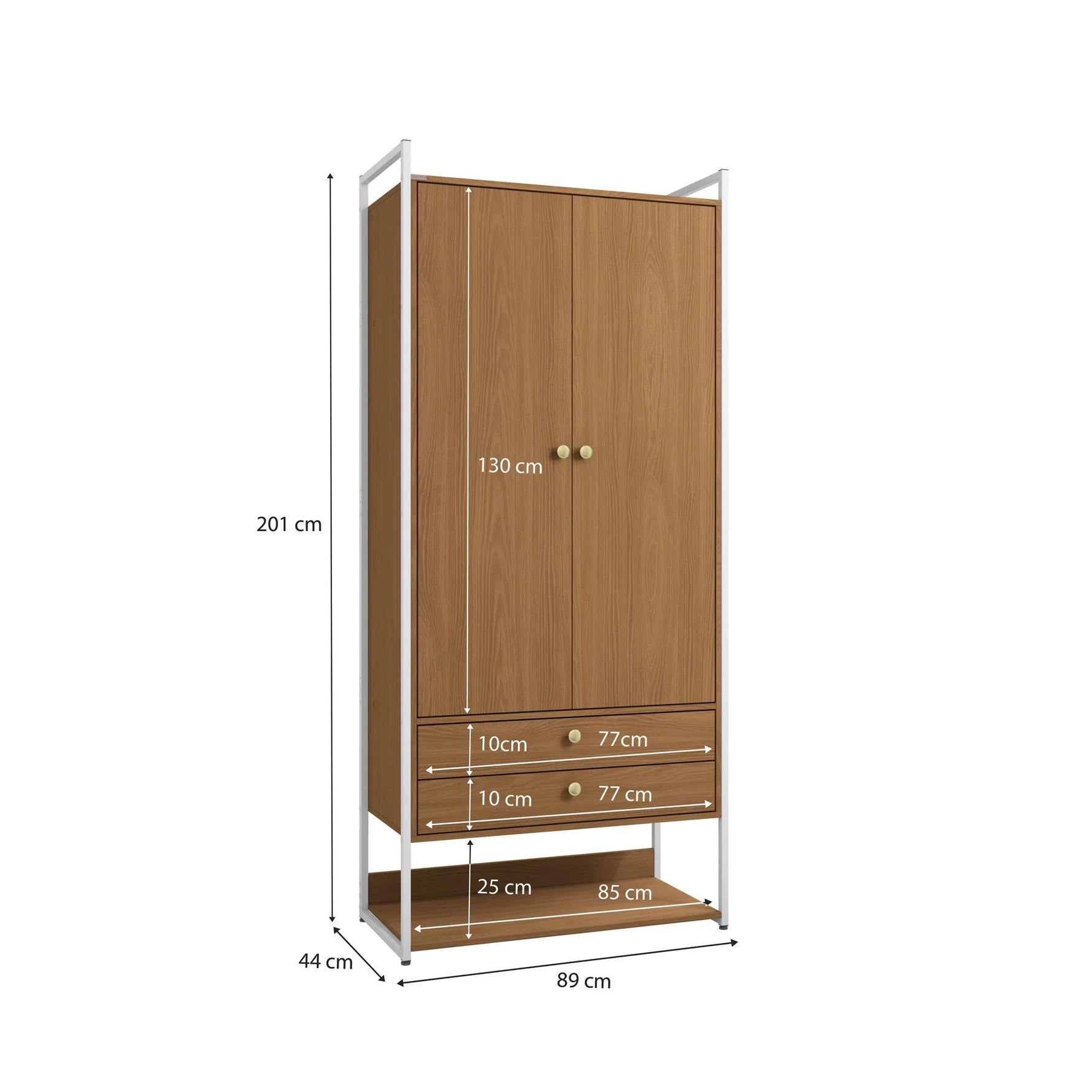 Combo Closet Abierto Modular P48 y P49 - Linea Industrial