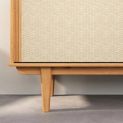 Aparador Buffet 175CM con Ratan Serena - Madera Maciza