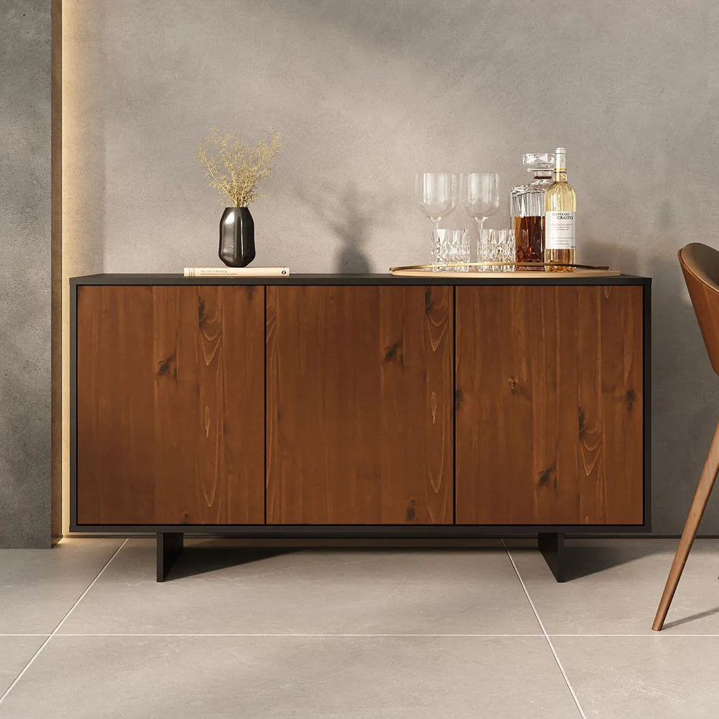Aparador Buffet Arven 135cm - Madera Maciza