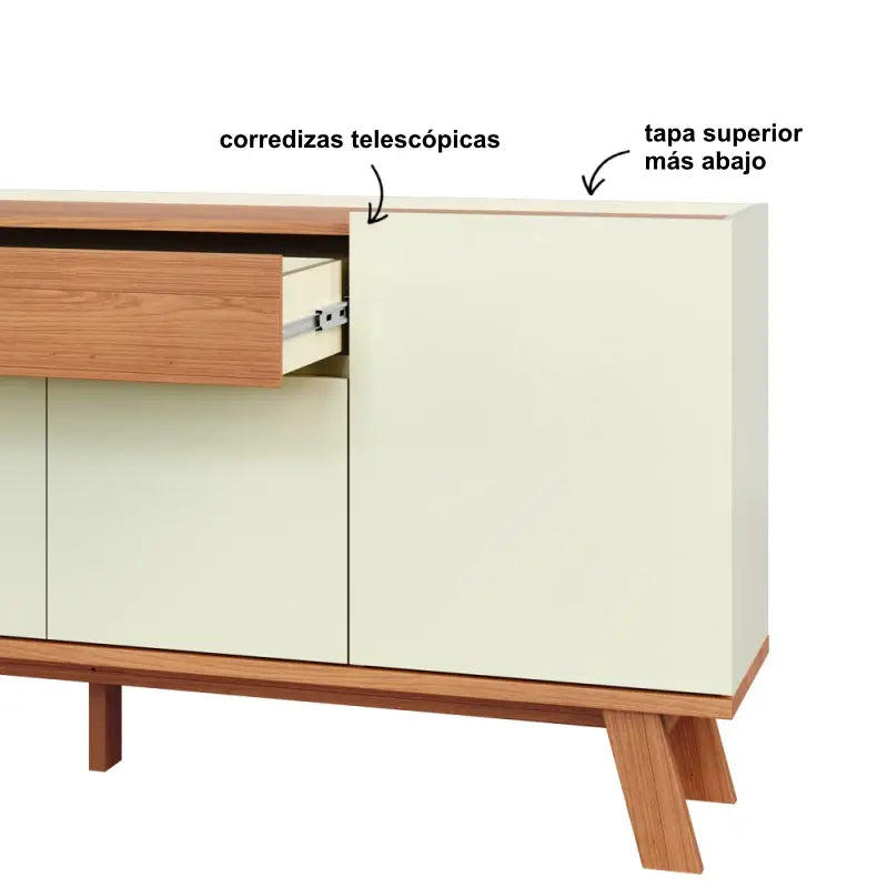 Aparador Buffet Linea Lisboa 100% MDF