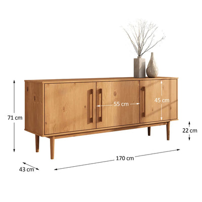 Aparador Buffet 170CM Trega - Madera Maciza