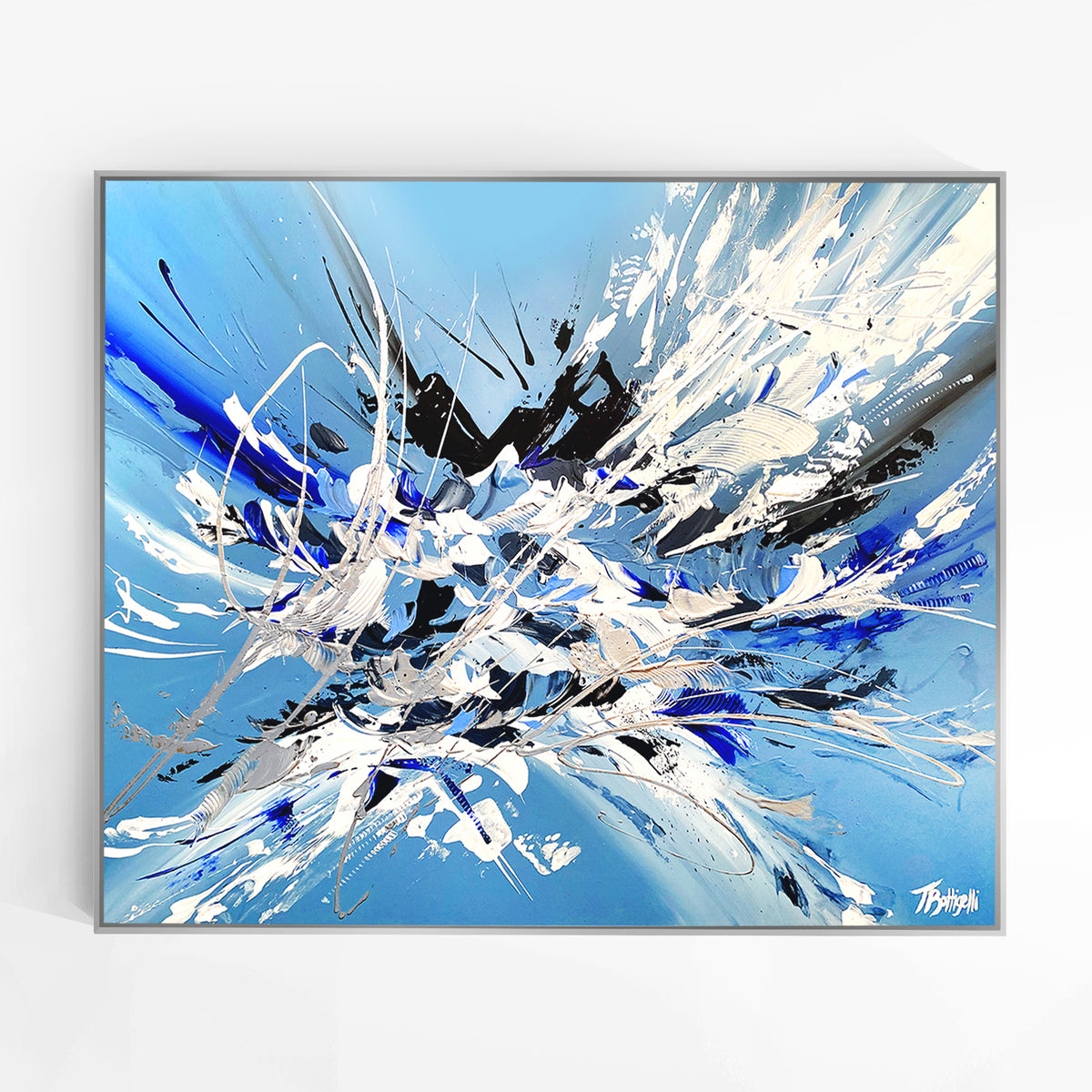 Cuadro Obra Lázul 120x100cm
