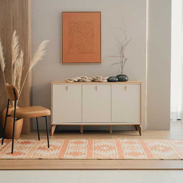 Aparador Recibidor Aura 140cm - Patas en madera maciza