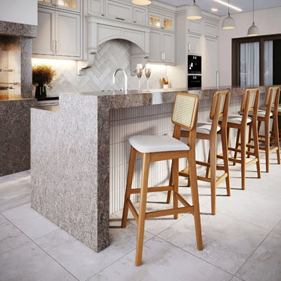 Butaca Classic Línea Manhattan con Natural Ratan Lino