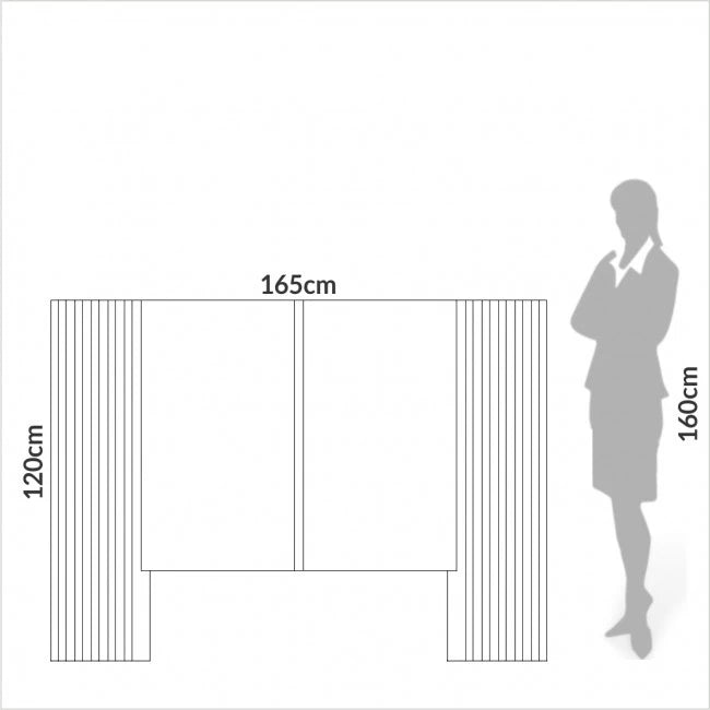 Respaldo de cama Malena 165CM - 100% MDF