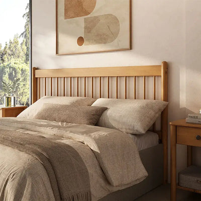 Cabecera de Cama Caroline Queen Madera Maciza Ripado 170cm