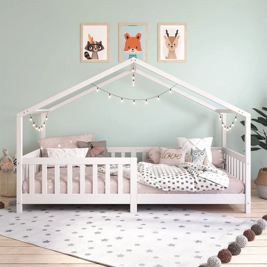 Cama Infantil Montessori Florencia- Madera Maciza