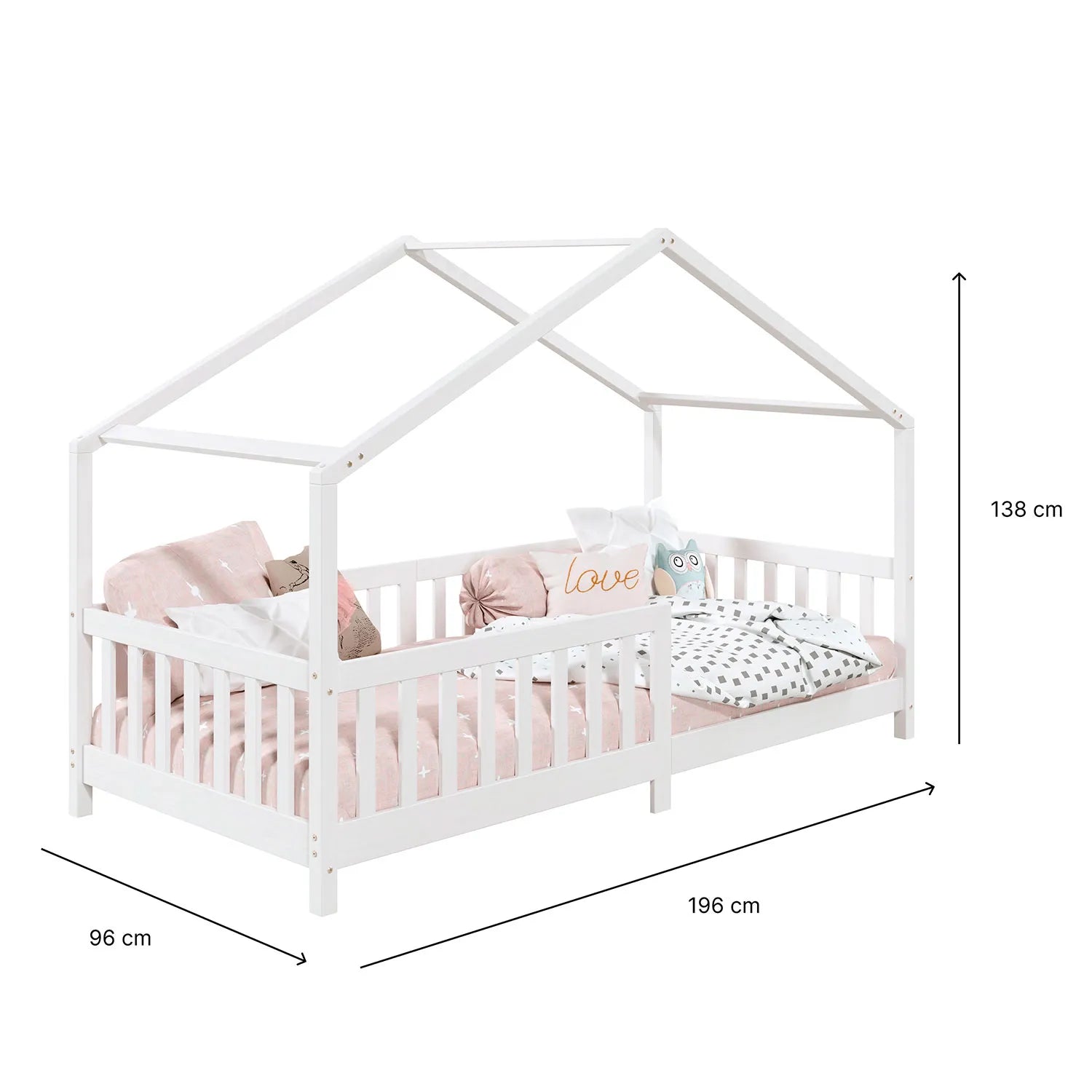 Cama Infantil Montessori Florencia- Madera Maciza