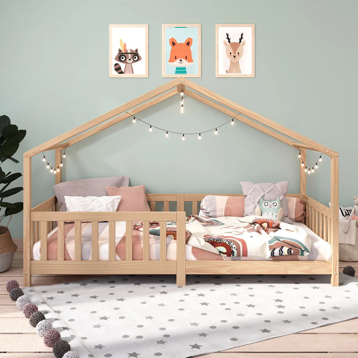 Cama Infantil Montessori Florencia- Madera Maciza