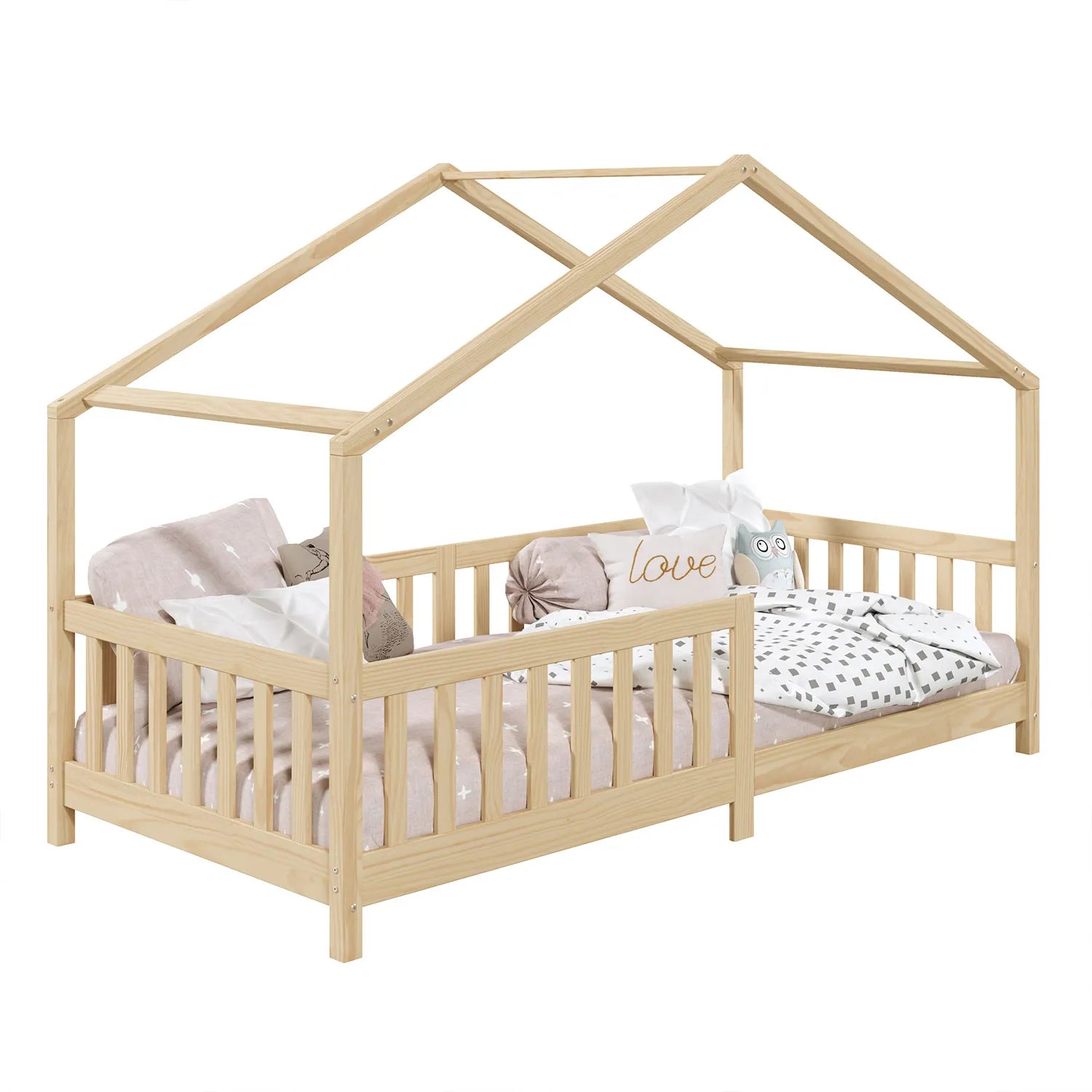 Cama Infantil Montessori Florencia- Madera Maciza