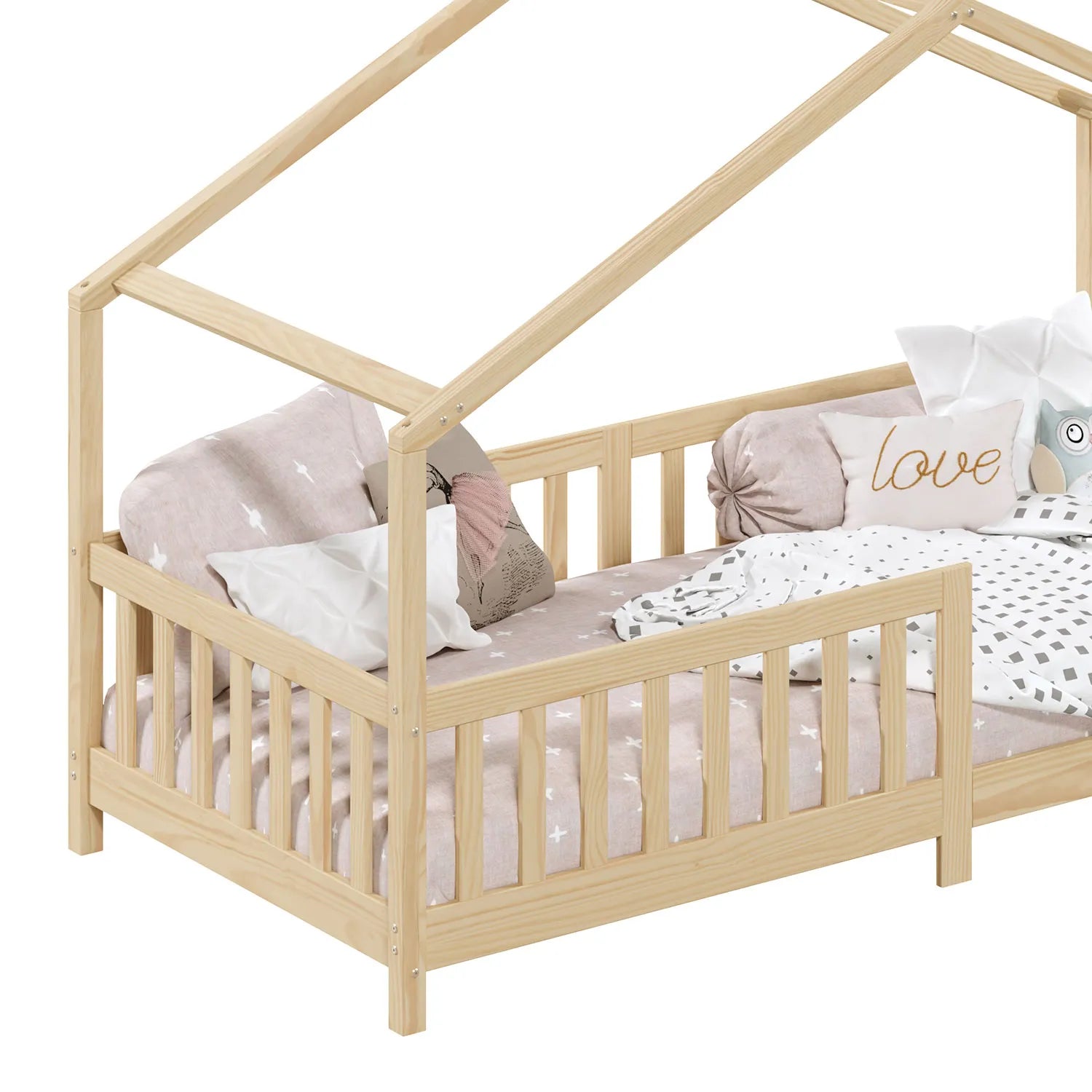 Cama Infantil Montessori Florencia- Madera Maciza