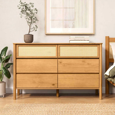 Comoda Semira Rattan - Madera Maciza