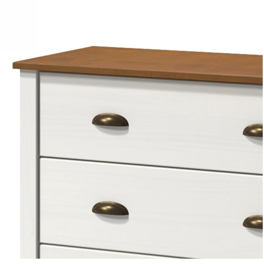 Cómoda 4 cajones Madera maciza Linea Colonial