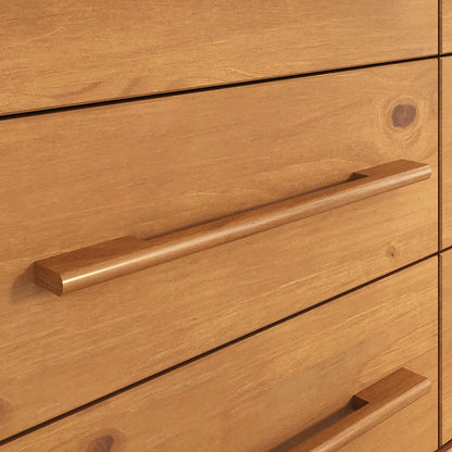 Comoda Trega 110CM 6 Cajones - Madera Maciza