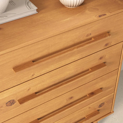 Comoda Trega 80CM 4 Cajones - Madera Maciza