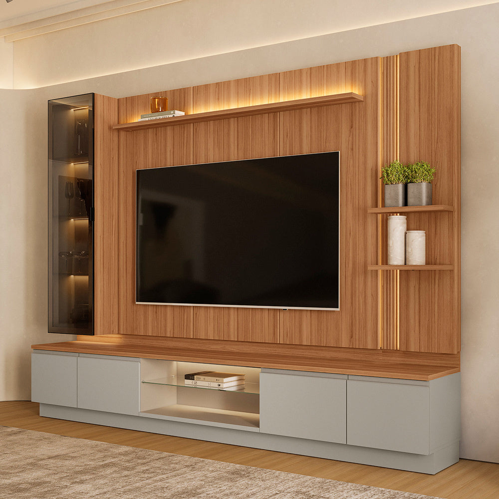 Conjunto Modular - Magnum 290CM - Cristalero con Led