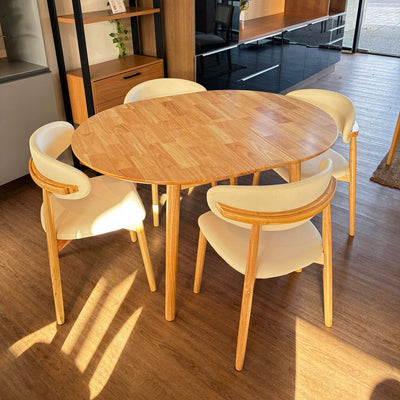comedor elan + sillas caliza