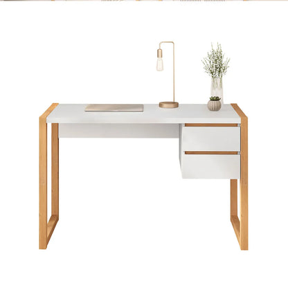 Escritorio con cajones 120cm Atena - Patas en Madera Maciza