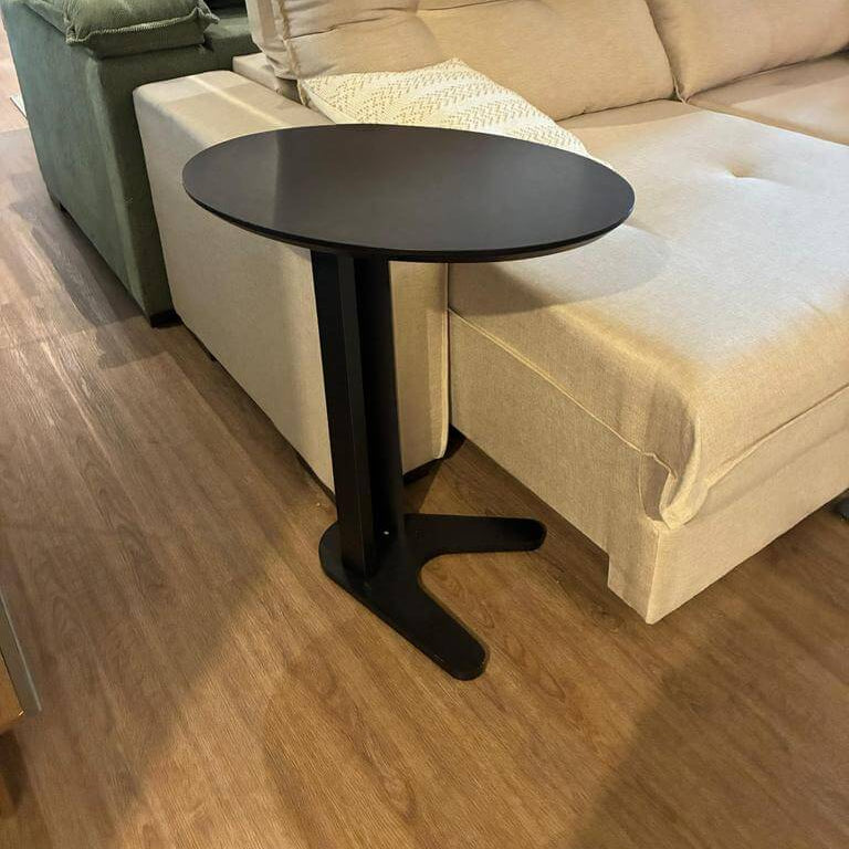 Mesa Auxiliar Roberta Para Sofá 60cm 100% MDF - Balton