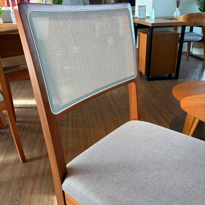 Juego de Comedor Mira con Vidrio Sobrepuesto Blanco con 6 Sillas Lola