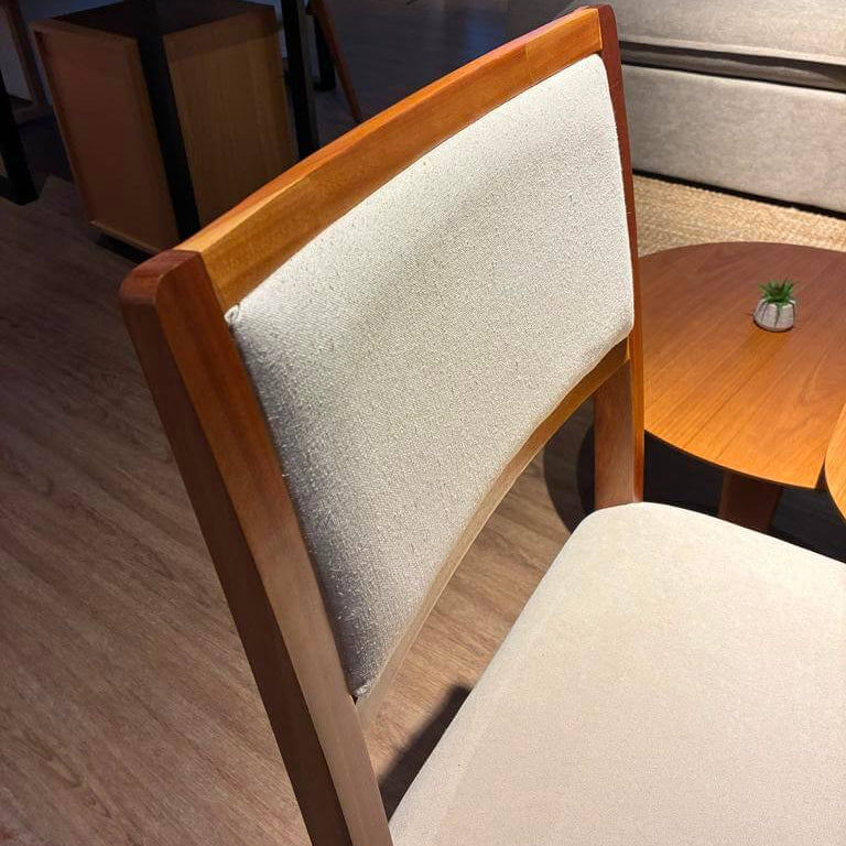 Juego de Comedor Asia Redondo con 4 sillas Alice
