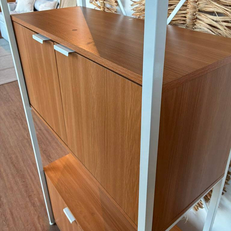 ESTANTERIA CON PUERTAS LINEA INDUSTRIAL HIERRO - BALTON HOGAR