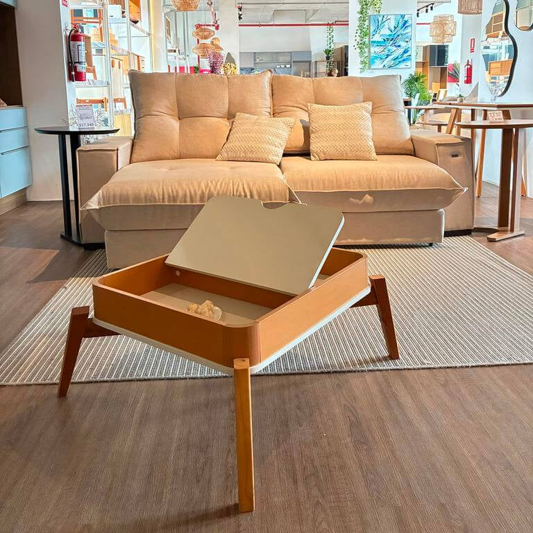 Mesa de centro 85CM - Linea Buriti 100% MDF