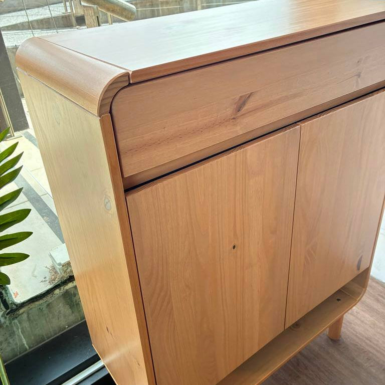 Zapatera Vertical 18 Pares Barcelona - Madera Maciza