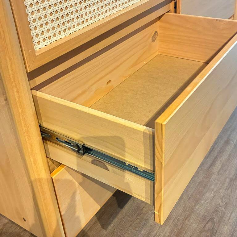 Comoda Semira Rattan - Madera Maciza