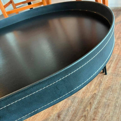 Mesa Ratona Monaco 93cm Cuero/MDF