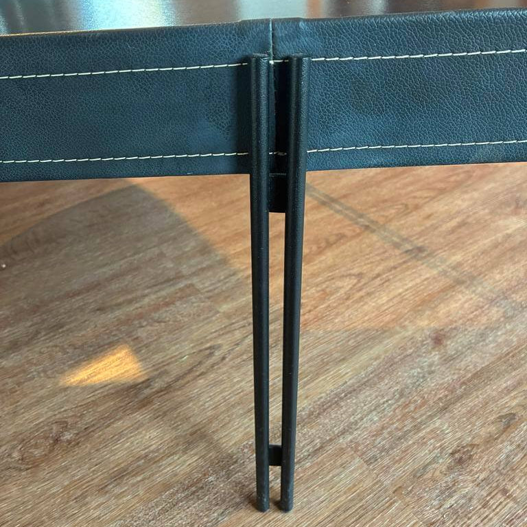 Mesa Ratona Monaco 93cm Cuero/MDF